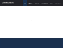 Tablet Screenshot of evangelisttimthompson.com